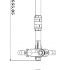 Polmac nozzle for washing tanks Rotor alt diagram